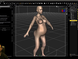 Building the Leticia Scene Body Morphing Part 2 (Blender based)