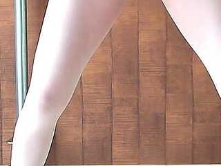 A Restrained Maid Writhing in Pleasure From a Remote-controlled Vibrator