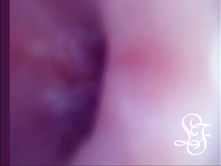 Cumshot fimed from inside the Dick