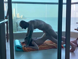 Cartagena Students Pretty Ass Stuffed on Balcony