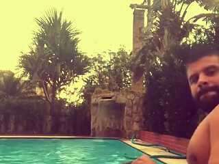 Poolboy Gets Fucked by Big Guy