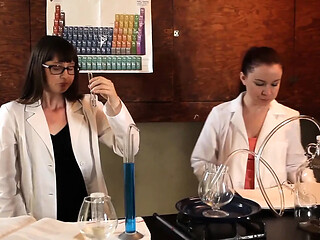 Two hot lesbian co-workers take a break from work to enjoy some fun alone time.