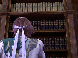 Halloween Special Asuka in the Library