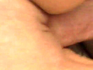 Brunette teenager gets her tight juicy body slammed hard by massive dick in bed