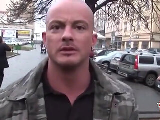 Fit Blonde Honey with Hairy Pussy Welcomes a Horny Guy