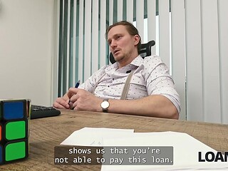 European babe with perfect body starts new business with hot office sex