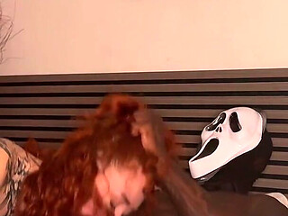 Ghostface Fucks a Redheaded Teen Really Hard in the Ass