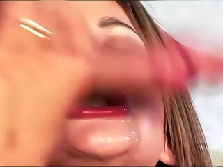 Poppy Morgan's lips lie in POV fuck session