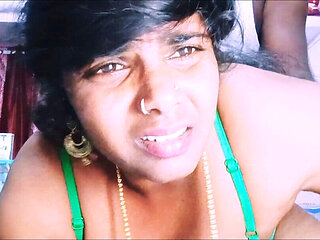 Desi Stepmom and Stepson Dildo Condom Dogge Style Fucking. Telugu Dirty Talks.