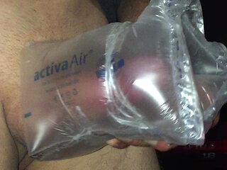 Necessity is the mother of invention! Bubble pillow cleaned
