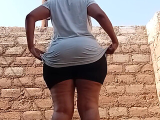 Full Body, Outdoor Flashing...