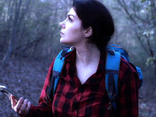 Girl Gets Lost in the Woods - Valentina Nappi Frozen in Time and Facefucked