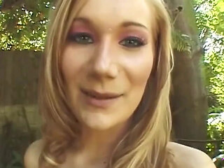 Blonde Katie Is an 18 Year Old Who Loves Both the BBC and White Wieners.