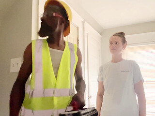 White Milf Fucks Black Repair Guy