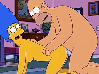 Marge Simpson cheating wife