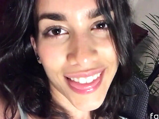 Hot Latina Teen Masturbating for My Cuckold Ex Boyfriend!