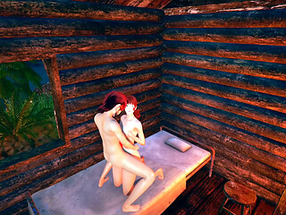 Brown hair man fucking white girl 3d l blowjob 3d honey select l 4k resolution