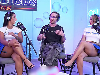 FFM THREESOME&mdash_My girlfriend and I get horny and pound NataliaGarcia'_s pussy on a podcast until she cums!
