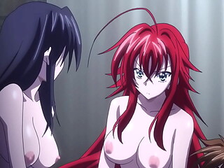 The girls have a naked time with Issei