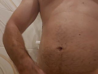 Jerking off with cumshot
