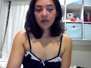 Amateur blondie solo anal masturbation