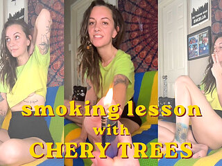 A Smoking Lesson with Your Babysitter