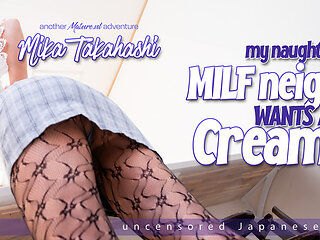 Mika Takahashi Is My Cheating Japanese Milf Neighbor Who Loves Getting A Creampie From Me