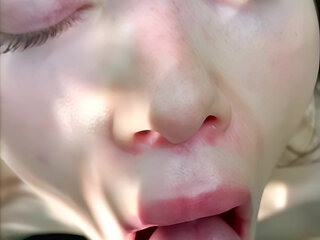 Cumshot in Mouth Slow Motion 60 Fps