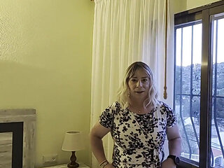 Sexy Lingerie and a Holiday Cumshot