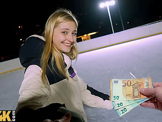 VIP4K. Funky Town got caught at a public skating rink and got fucked