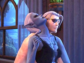 Rule34, softcore, hot kissing