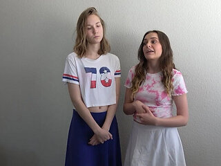 Sultry Strip Football Game Turns Into Hot Threesome - Aften Opal & Claire Roos Fuck Jason Deep