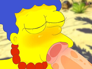 Marge on a nude beach !The Simpsons New Animation   // Dsanimatin HENTAI !