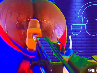 Submissive Bottom Plays in Big Sloppy Ass Cheeks