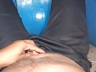 Aunty Kissing with Fingering My Penis Drop Sperm