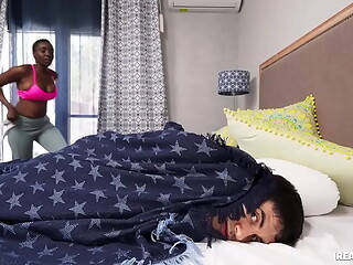 An Airhorn Prank Turns Into Facesitting / Reality Kings
