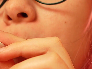 Your Stepmother Is Chewing Gum and Blowing Bubbles, Then She Smokes a Cigarette, Exhaling Smoke While She Chews, and Blows