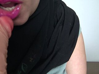 Arab Brunette with Big Tits and Hairy Pussy