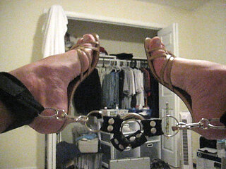 Cumming Hard in Heels with Changed Ankles