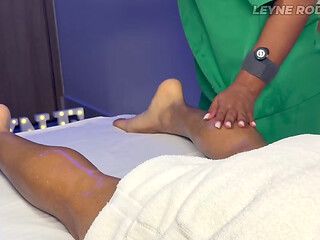 Happy ending massage for a Venezuelan Guy
