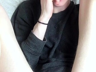 Beautiful wife masturbating show with webcam with toys