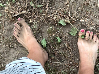 Dirty Feet in the Garden