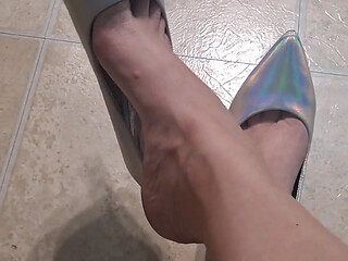 Stiletto Shoe Dangling