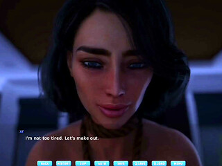 Lady with big boobs and big ass suck big dick and gets her pussy fucked hard - gameplay part 8