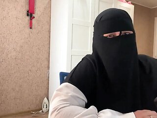 Big Arab MILF Lux Eva Shows Giant Natural Tits on Webcam Chat