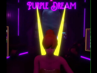 A Tinkerbell cosplayer taking care of you in the Purple Dream.