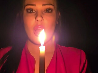 I Drop Hot Candle Wax on My Tits This Halloween on My Club