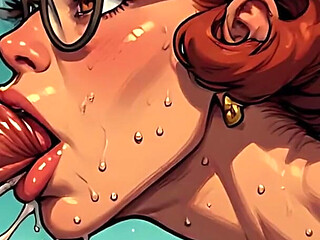 Curvy Mature Blowjob Art