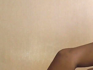 Ebony Teen Princess Foot Fetish and Foot Smelling Milking
