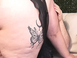 Wife watches as BBW gives her husband a hot cuckquean